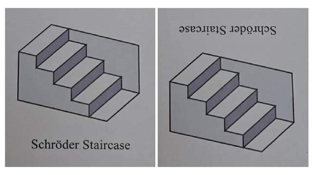 Иллюзия лестница картинка